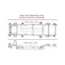 Kit de rehausse de carrosserie / Bodylift +2" (5 cm) – Suzuki Grand Vitara (1998-2006)